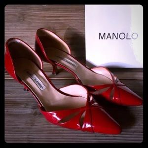SOLD 👠 Manolo Blahnik 39-8.5 Heels Pump D’Orsay